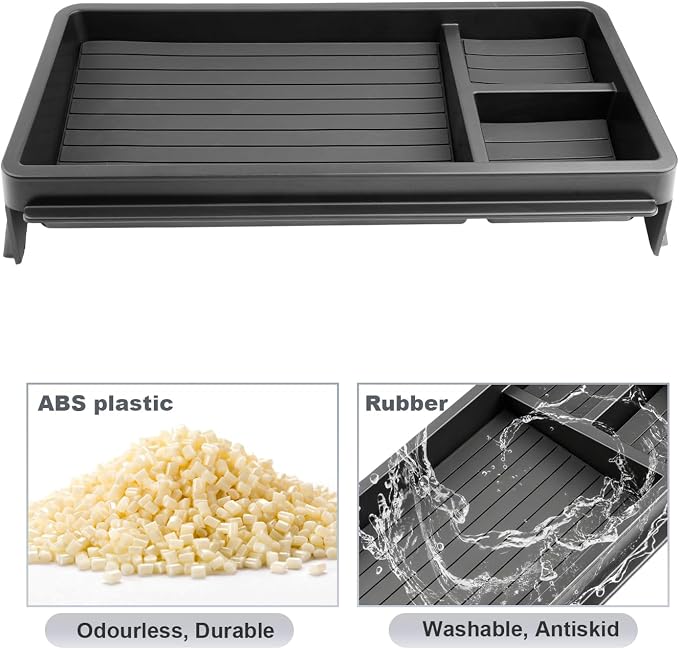 SKTU for 2026 Mazda CX-5 Dashboard Storage Box 12.9-Inch for 2026+ Mazda CX-5 Dashboard Organizer Mazda CX5 2026 Accessories ABS Durable Dashboard Tray (Not Fit for 2.5 Premium Plus)