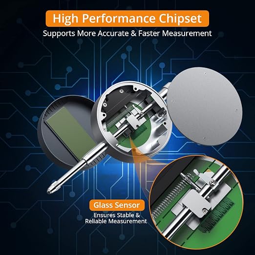 Neoteck 1'' Digital Indicator+0.03'' Test Indicator Set