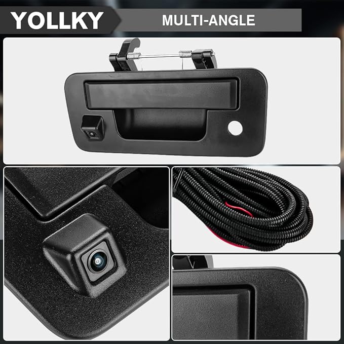Tailgate Handle Backup Rear View Camera for Nissan Titan 2013-2015 | Tailgate Reverse Parking Assist Camera Assembly | Replaces # 906069FM1A