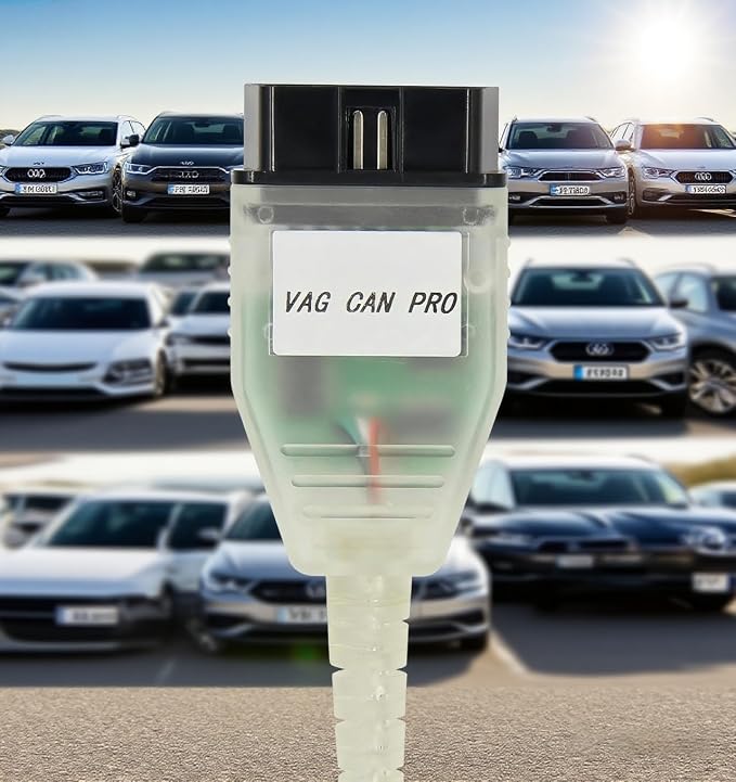 V551 K+CAN Diagnostic Cable for VW Audi Skoda and SEAT, Support CAN Bus, UDS, and K-Line, Support VAG VCP CAN PRO and 32/64 bit Windows, Driver/APP Must Be Installed