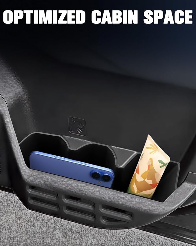 6Pack Compatible with 2024 2025 2026 Toyota Tacoma Center Console Door Side Storage Trays for Toyota Tacoma 2026 Accessories Door Handle Pockets for 2026 Toyota Tacoma Door Trays Handle Inserts