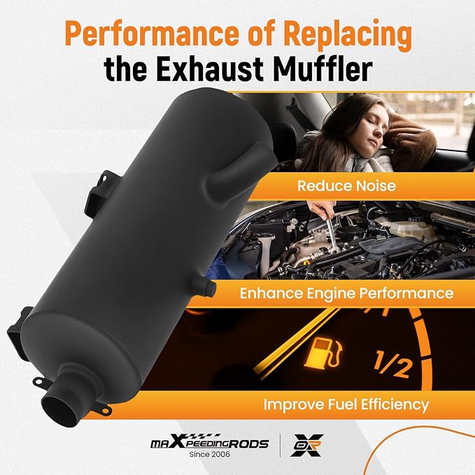 maXpeedingrods Exhaust Muffler for Polaris Sportsman 500 4X4 1996-2001, 1260715-029 1260715-489 5240898