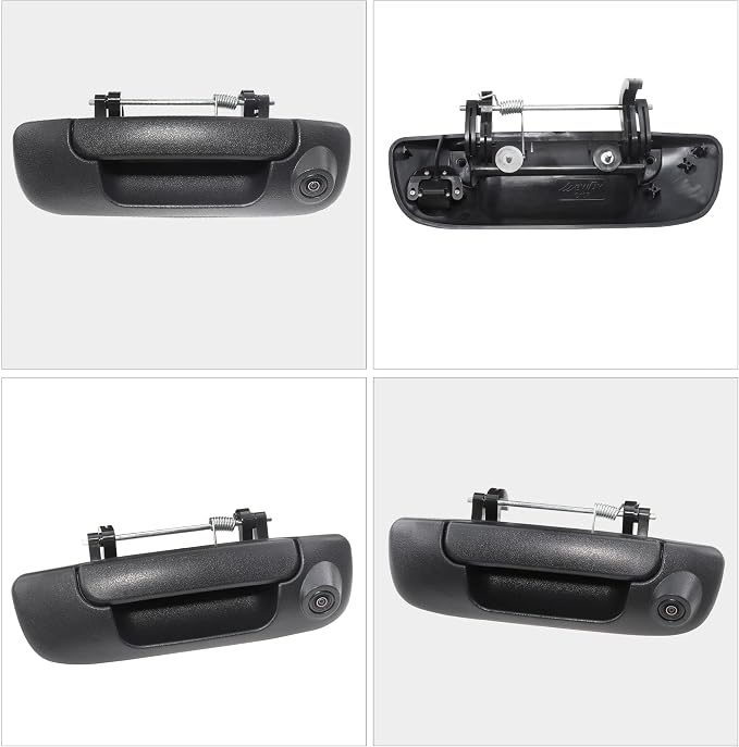 EWAY Tailgate Handle Reverse Camera for 2002-2008 Dodge RAM 1500 2500 3500 Tailgate Latch Door Handle Aftermarket Reversing Back Up Rear View Backup Camera RCA Connector w/ 26FT Extension Harness