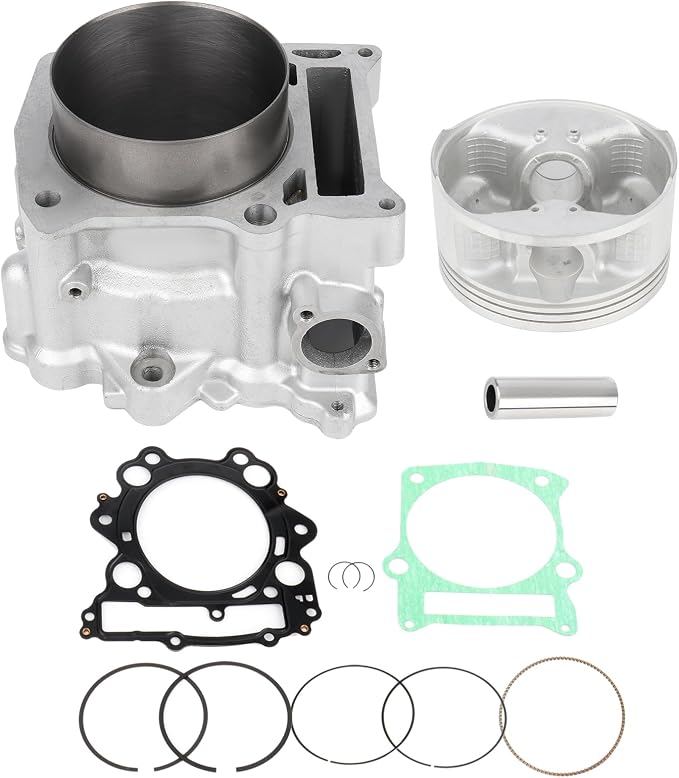 SCITOO 102mm 686cc Cylinder Piston Gasket Top End Rebuild Kit fit for Yamaha for Grizzly 660 2002 2003 2004 2005 2006 2007 2008, for Yamaha for Raptor 660R 2001 2002 2003 2004 2005, 3YF-11181-00-00