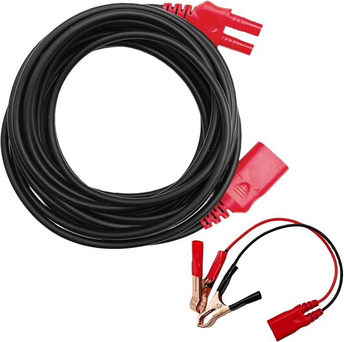 Muyesm 20FT Extension Cable Power Circuit Probe Kit Compatible with Power Probe 3/3S/3Ez Power Circuit Probe Tool Accessories PPTK0027 and PPTK0025 (20FT with Alligator Clip)