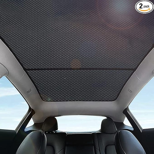 Tesla Model Y Sunshade Roof Never Sag UV Rays Protection Sun Shade for Tesla Model Y Heat Blocking Shades 2017-2024