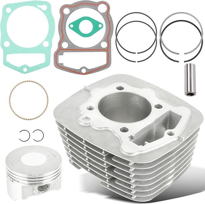 Cylinder Piston Ring Gasket Bore 65mm 12100-KFB-000 Compatible with CRF230F CRF230L CRF230M 2003-2019 After-Market Parts