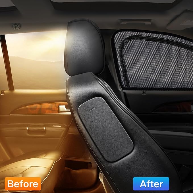 ZATOOOTO Car Window Shades for 2019-2024 Toyota RAV4 Sun Shade Exclusive Zipper Design for Easy Access Privacy Car Window Cover Sun Blocker for Heat UV Ray Protection for Midday Break Travel Camp
