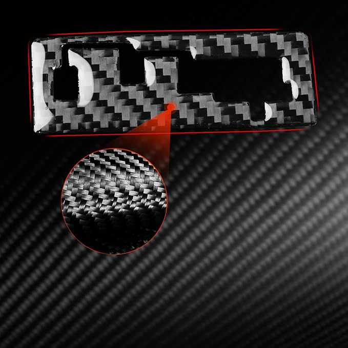 Soft Carbon Fiber Car Interior Media Control 1/Piece Decorative Sticker for Lexus RC300 350 200T 15-24 Carbon Fiber Interior Accessories