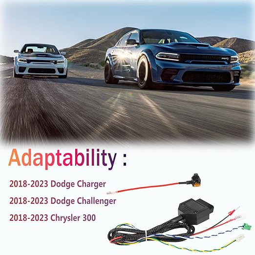 Double Bypass | Trunk-Mount Security Bypass Cable Kit Compatible with Dodge Charger, Challenger, Chrysler 300 2018-2024