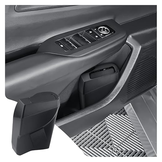 LUWU Car Trash Can Compatible With Toyota Prius/Prius Prime 2023-2025 - Interior Accessory With Lid, Portable Mini Dustbin, Leak-Proof Garbage Bin (Left)