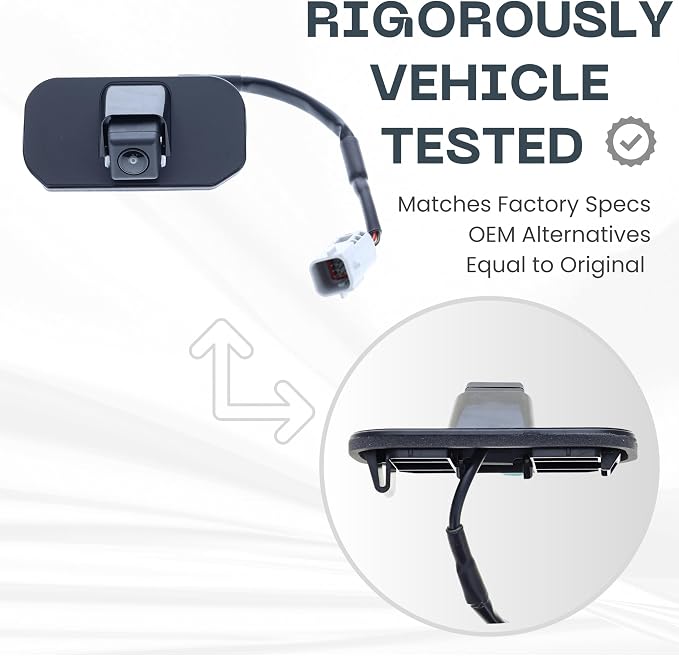 Backup Camera Replaces for 2016 2017 2018 Cadillac CT6/CT6-V w/o Surround View OE Part # 23404036