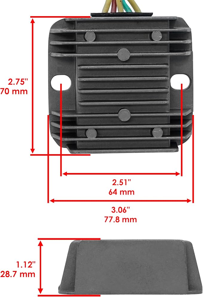 Caltric Stator & Regulator & Gasket Compatible With Honda Trx300 Trx-300 Fourtrax 300 1993-2000