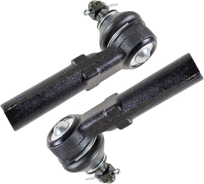 TRQ Front Outer Tie Rod Set 2 Piece Compatible with 1990 Nissan Axxess 1993-2002 Mercury Villager 93-02 Quest