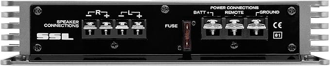 Sound Storm Laboratories EV2.200 2 Channel Car Audio Amplifier - 200 High Output, 2-8 Ohm Stable, High/Low Level Inputs, Hook Up to Subwoofer for Bass