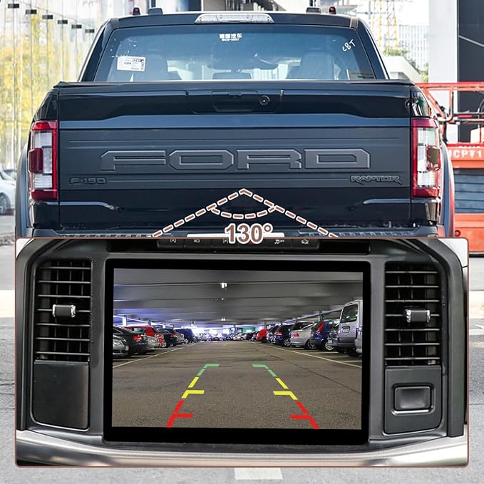PJ7Z-19G490-B Backup Rear Camera Replacement for Ford F-150 2021-2023, F-150 Lightning & Ford Expedition & Lincoln Navigator 2022-2023, OE Cam Replaces PJ7Z19G490B by GreenYi