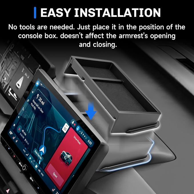SXCY for 2026 Toyota RAV4 Dashboard Organizer Tray [Only for XSE/Limited 12.9-in] for 2026 Toyota RAV4 Accessories Screen Back Console Tray 2026 RAV4 Behind Dash Console Organizer