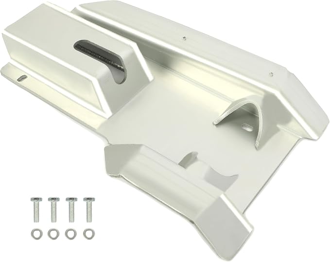ALMULOO Swing Arm Skid Plate Guard Compatible with 1999-2014 Honda TRX400EX/400X ATV – Aluminum Protective Cover