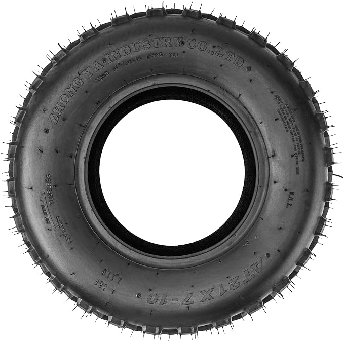 Torchbeam 21x7x10 ATV UTV Tire All-Terrain Off-Road, 4 PR 21x7-10 ATV Tires, Z-116 Mud Sand Trial Tire, Set of 2