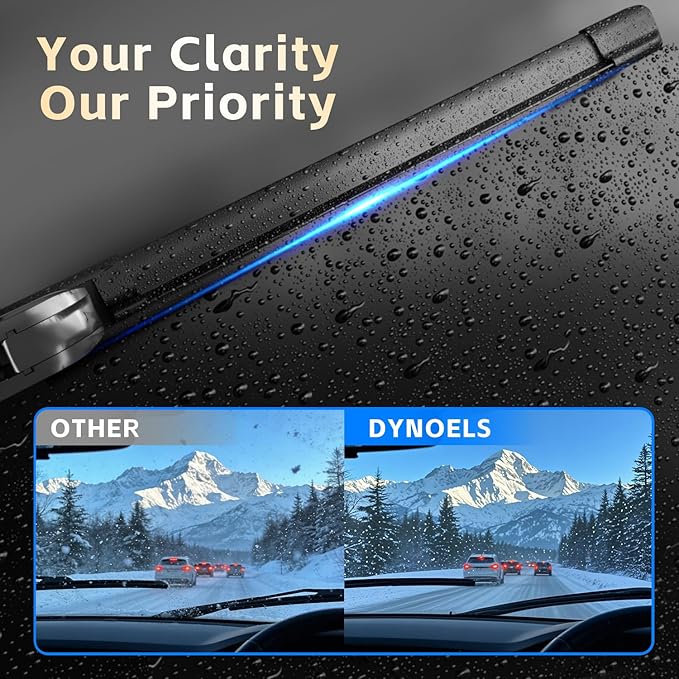 Windshield Wipers blades, 24'' + 18'' Wiper Blades Fit for Mazda CX-5 2013-2025/ Nissan Frontier 2005-2025/ GMC Terrain 2018-2025 All-season Automotive Replacement Windshield Wiper Blades (Set of 2)