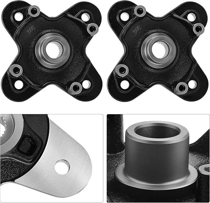 M MATI 2PCS Front/Rear Wheel Hub for Polaris RZR 900 1000 General 1000 2015-2025 Sportsman Scrambler 1000 XP S 2020-2025 5141366-458 5142019-458 5139177-458 5139978-458 5143633-458