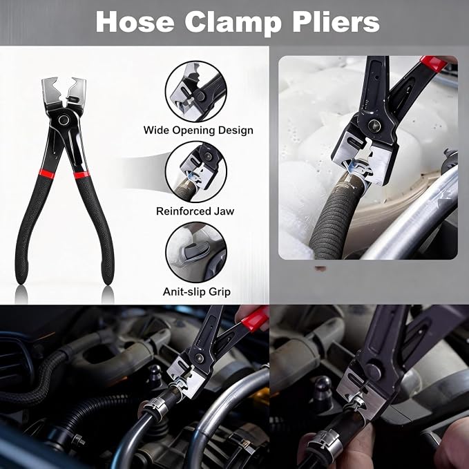 5Pcs Electrical Disconnect Pliers for Cars,Safety Wire Plier,ElectricalPlug DisconnectPliers,Automotive Tools Electrical ConnectorPliers,Car Clip Pliers/Disassembly Tools