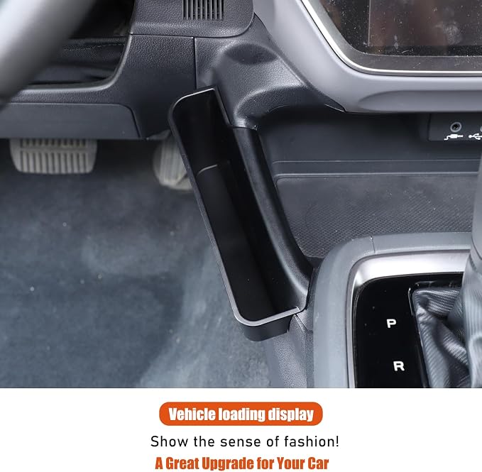 HAPPYHORSE Central control gear side Storage Box Tray Compatible with Subaru Crosstrek 2024 2025 Car Center Console gear panel Side Organizer Storage Box Tray Accessories
