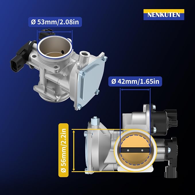 NENKUTEN New Throttle Body 1204284 1205098, Throttle Bodies for Polaris Sportsman RZR Ranger 570 2012-2015 ACE 570 EFI EURO HD INTL, A15DAA57AJ R12VH57AD Z14VH57AD/6EAI/6EAW Replaces 1204284 1205098