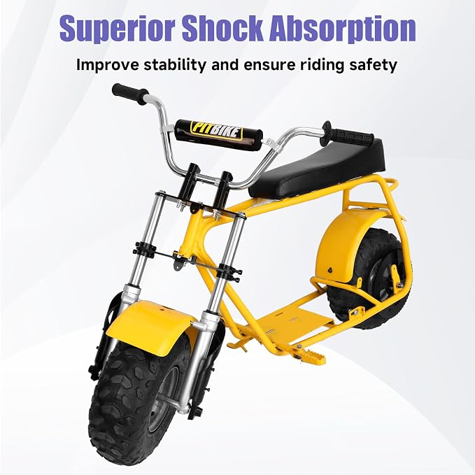 Mini Bike Front Forks Suspension Kit Replacement for Monster Mega Moto MMB80 MMB105 Motovox MBX10 MBX11 GMB100 Coleman CT100U Baja DB30 TrailMaster Storm 200 Parts 7/8 22mm Handlebar Risers