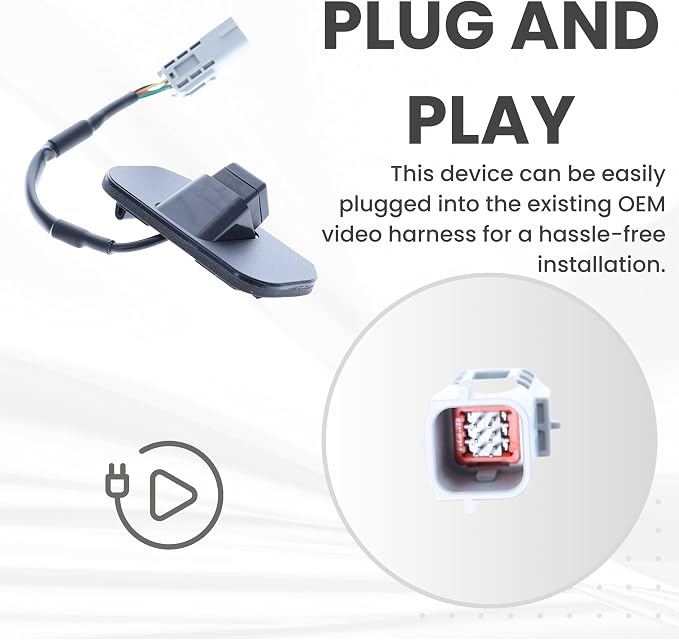 Backup Camera Replaces for 2016 2017 2018 Cadillac CT6/CT6-V w/o Surround View OE Part # 23404036