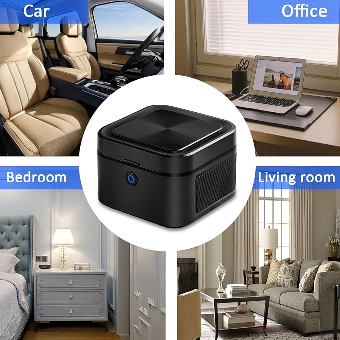 SHD Multifunctional Smokeless Ashtray,USB Rechargeable HEPA Filter Ashtray, Smoke Eaters for Home Room Office Car Indoor Outdoor