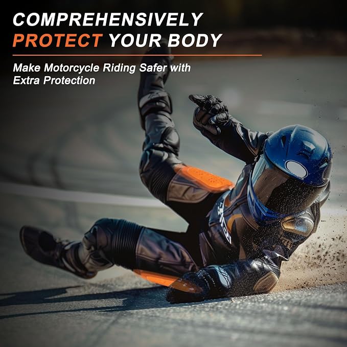 CE Level 2 Motorcycle Armor - PSLER CE Level 2 Motorcycle Armor Jacket Inserts Motorcycle Jacket Pads for Motorcycle Jackets,Hip