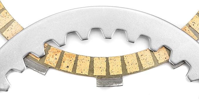 Wsays Extra Clutch Plates Kit Friction Steel Compatible with Harley Softail Heritage Fat Boy Street Bob 2018-2025 Fit FL Touring Street Electra Road Glide Road King 2017-2025 Fit M8 Engine Model