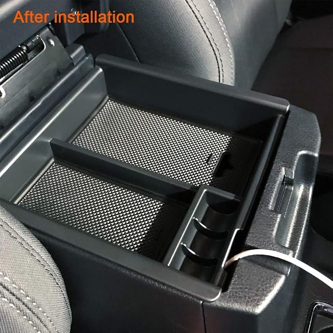 JDMCAR Center Console Organizer and A/C Vent Ring Outer Trim Decoration Covers Compatible with Toyota Tacoma 2016-2021 2022 2023