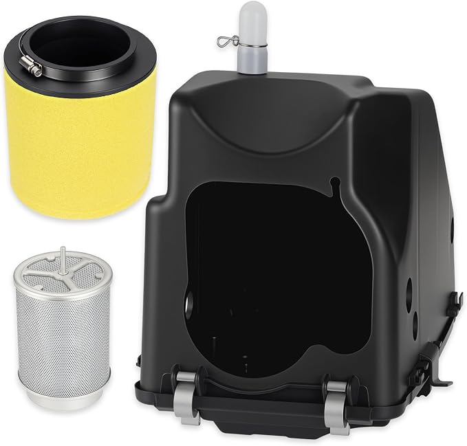 Air Filter Box & Lid Cap w/Lid Spring + Air Filter Complete Kit For Honda TRX450R 2004-2005 17210-HP1-000