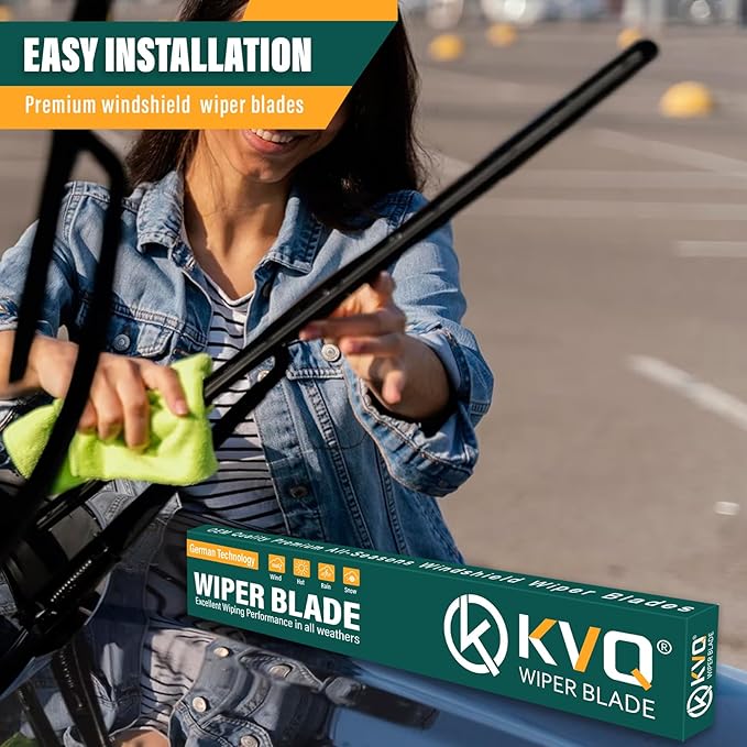 Windshield Wiper Blades Replacement for Nissan Murano 2009 2010 2011 2012 2013 2014 2015 2016 Original Factory Quality Front Rear Wiper Blade Set - 26" 16" 12" (Set of 3)