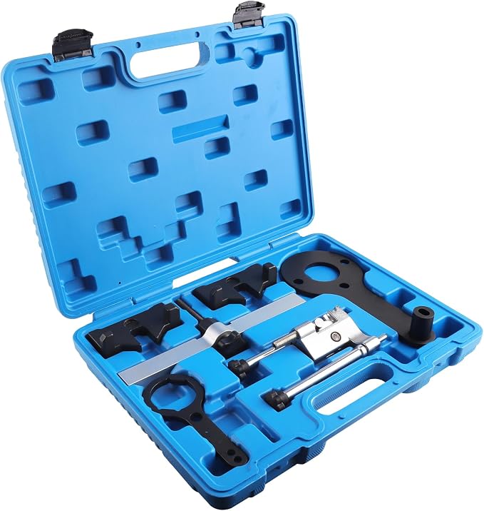Engine Timing Tool Kit Compatible with BMW N63 N74 S63 V8 V12 Engines, Camshaft Alignment Locking Set for 550i 750i X5 X6, Replaces OEM 119890 118090 118570