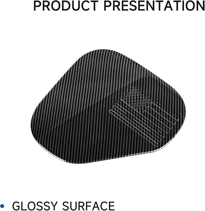 Car ABS Carbon Fiber Exterior Fuel Filler Door Gas Tank Cap Cover Interior Trim Decal for Chevy Colorado 2023 2024 2025 2026 Accessories