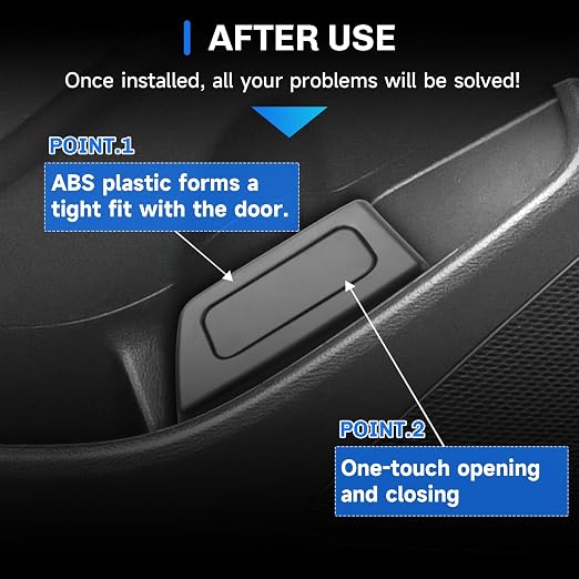 SXCY 2PCS for Toyota Corolla Cross Trash Can for 2022-2025 Toyota Corolla Cross Accessories Front Door Side Trash Can [OEM-Fit] Garbage Bin Waterproof Leak-Proof Trash Bin w/Lid Odor-Free Storage
