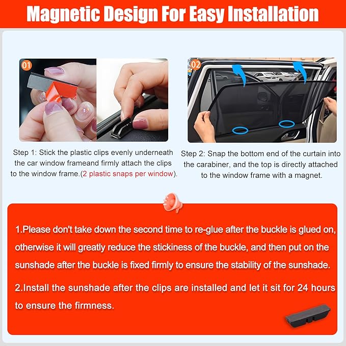 XCBYT Car Window Shades for 2018-2022 Accord Sun Shade for Car Baby Side Window with Breathable Mesh Blocking 99% UV Glare and Privacy Protection Safe Driving for Napping Camping Dressing (4 PCS)