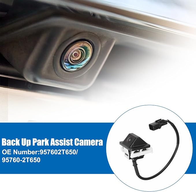 ACROPIX Car Rear View Back Up Camera Wide Angle Park Assist Reverse Camera Fit for Kia Optima 2014 2015 No.957602T650/95760-2T650 - Pack of 1