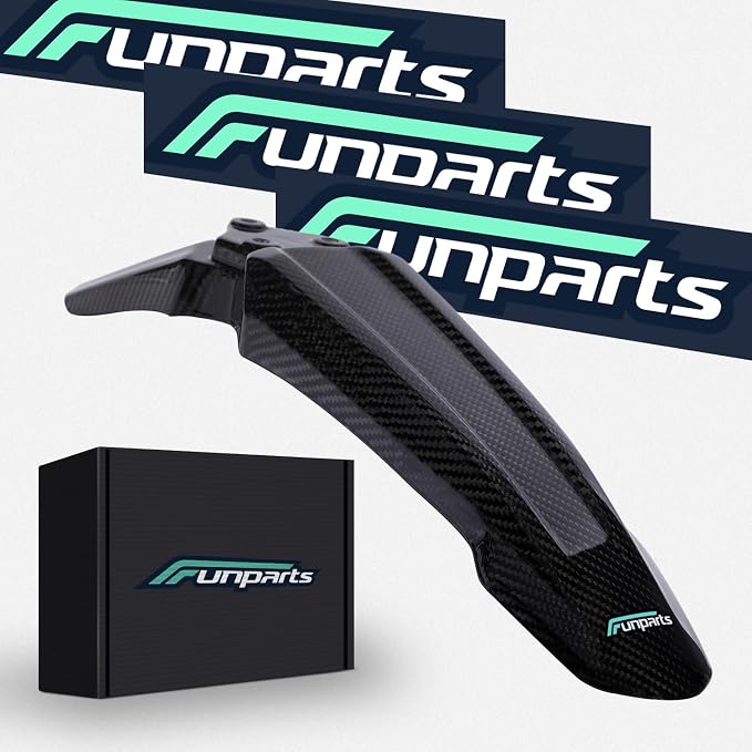 Funparts Sur Ron Front Fender,Carbon Fiber Motorcycle Fender Mud Guard for Surron Sur Ron LBX X260 X160 Electric Dirt Bike