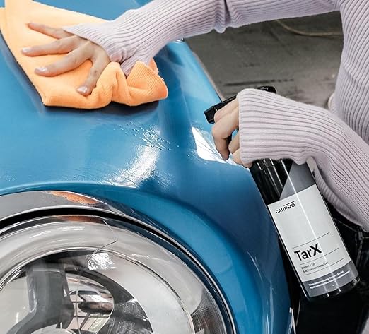 CARPRO TarX Tar & Adhesive Remover - Professional Strength Sap, Tar, Dirt & Bug Remover - Automotive Degreaser Car Wash Detailing - Protection for Your Car or Truck - Liter (34oz) w/Sprayer