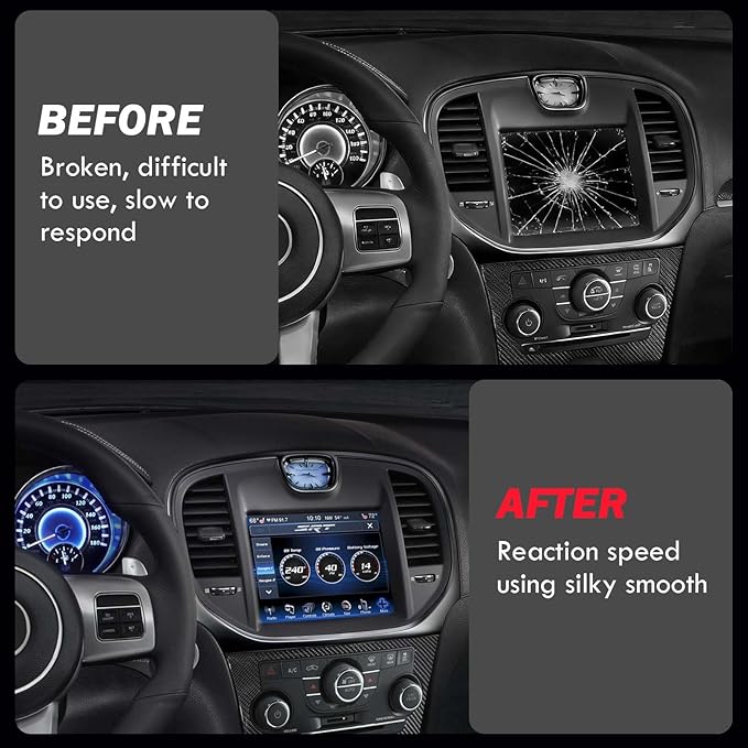 8.4" LCD Display Touch Screen Digitizer Radio Navigation Compatible with 2011-2014 Chrysler 300 Dodge Charger 2011-2018 Dodge Journey 2014-2017 Maserati Ghibli LAJ084T001A