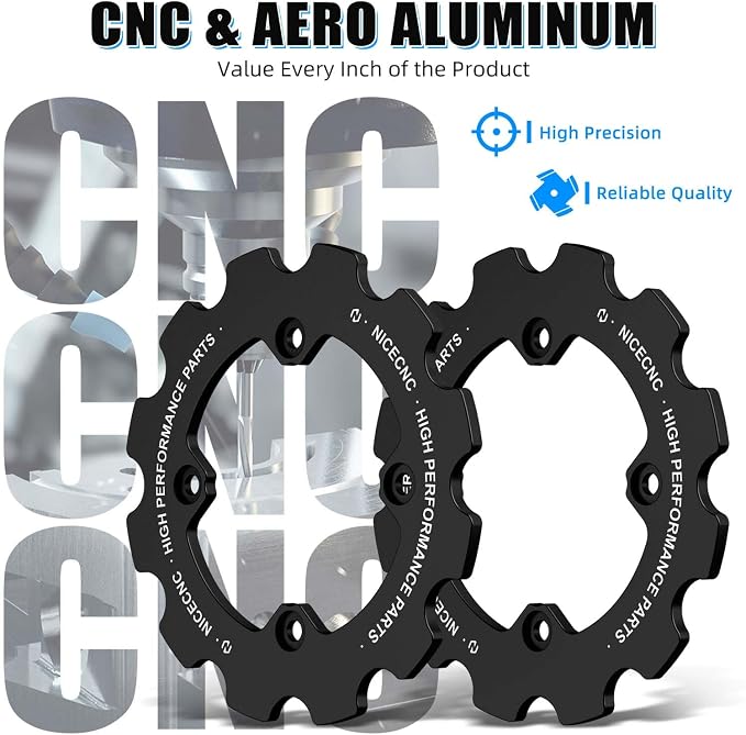 NICECNC Black ATV Chain Guard Compatible with Yamaha Raptor 700R YFM700R 2012-2026, Raptor 700 YFM700 2013-2026, Raptor 700 YFM700 2006-2011, Accessories