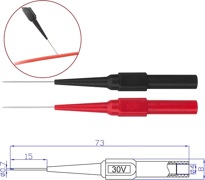 Test Lead Set,4mm Banana Plug (TH-9-KIT)