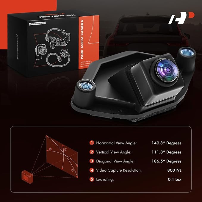 A-Premium Rear View Backup Camera Compatible with Nissan | Parking Camera for 2018 2019 2020 2021 2022 Rogue Sport - Replace# 28442HV00A
