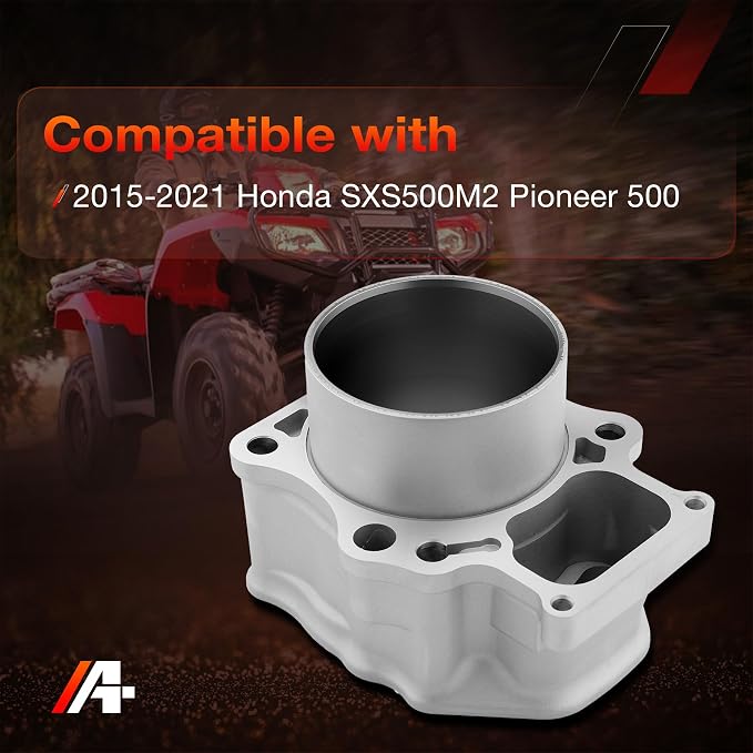TRX500 92mm Top End Rebuild Kit Compatible with Honda Foreman 500 Rubicon 500 Pioneer 500 (2012-2021), Cylinder Piston Gasket Kit with Air Filter, Spark Plug