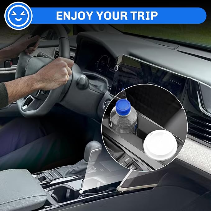 SXCY for 2025 2026 Toyota Camry Cup Holder Insert 2025 2026 Camry Accessories TPE Cup Holder Limiter for 2025 2026 Toyota Camry Console Drink Holder Adapter Non-Slip Drink Stopper Drink Stabilizer