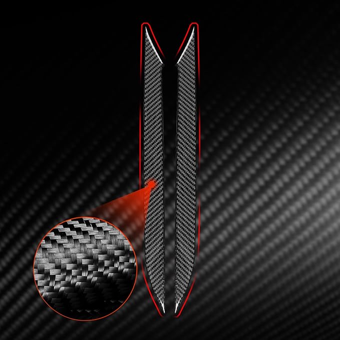 Soft Real Carbon Fiber Compatible with Nissan Altima 2013 2014 2015 2016 2017 2018 Interior Accessories Front Bumper Grille Cover Trim Accessories